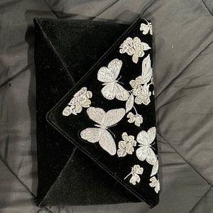 Ann Taylor Butterfly Clutch- Envelope Handbag